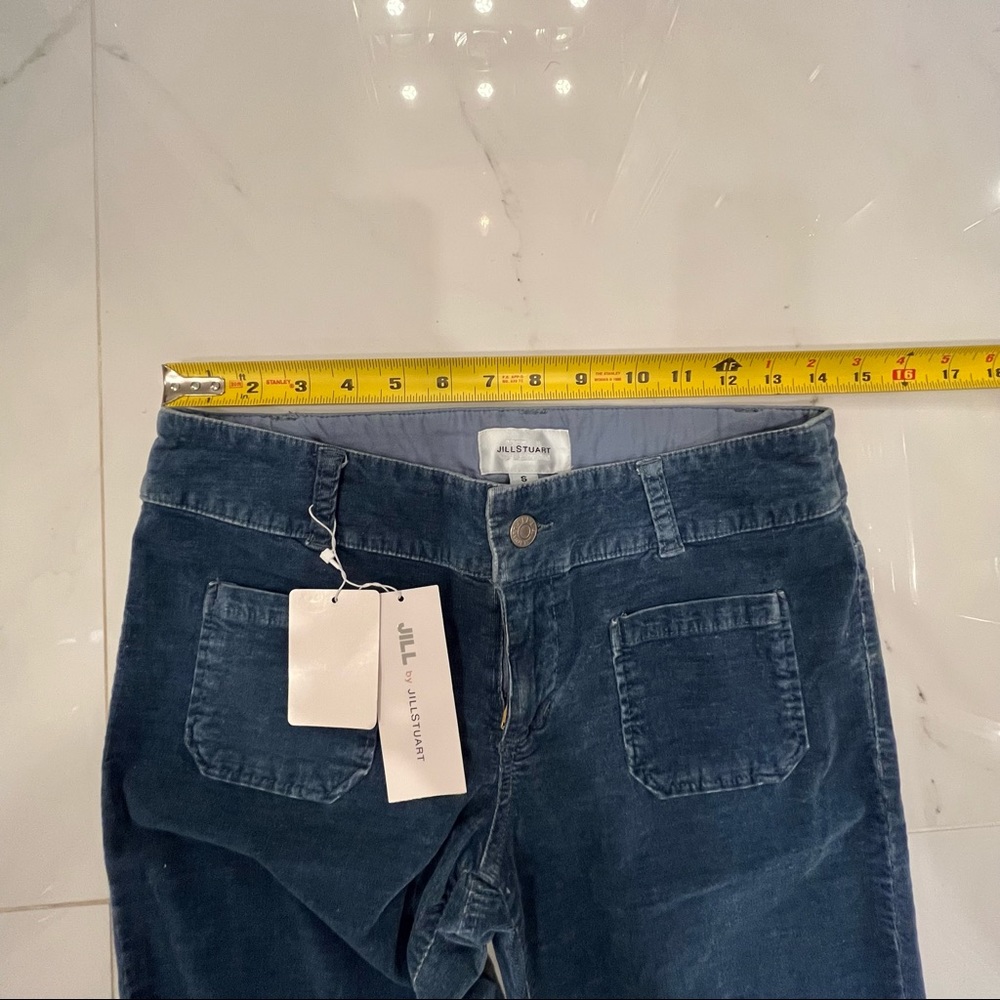 Jill Stuart square pockets corduroy Pants
